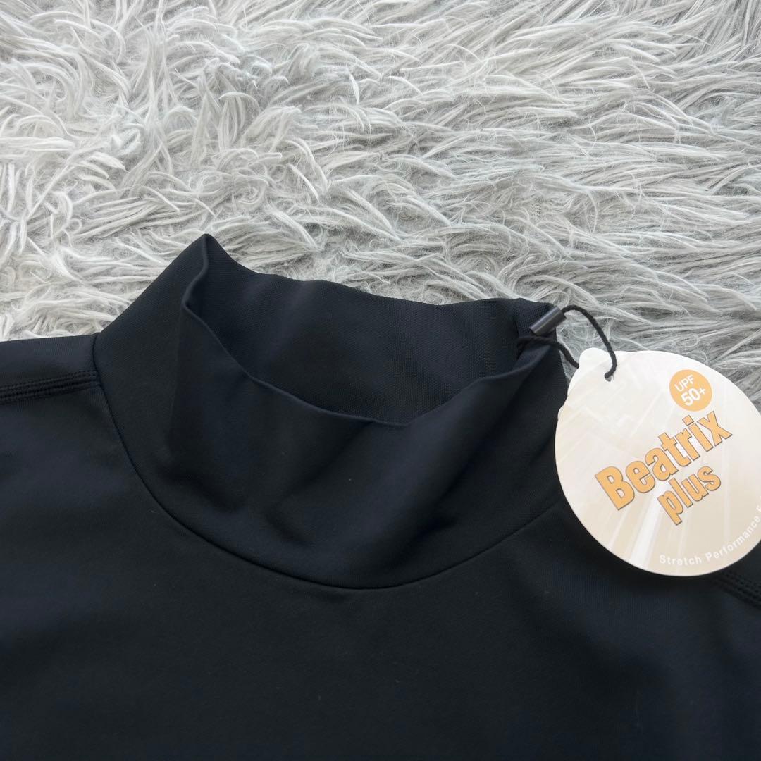 新品　パーリーゲイツ　ハイネック　長袖シャツ　カットソー　秋冬　ネイビー　0