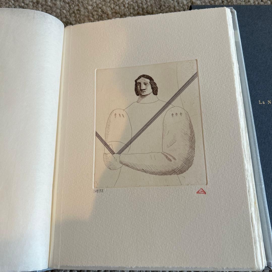 有元利夫　雲の誕生　オリジナル銅版画二十八葉　155/123 超美品