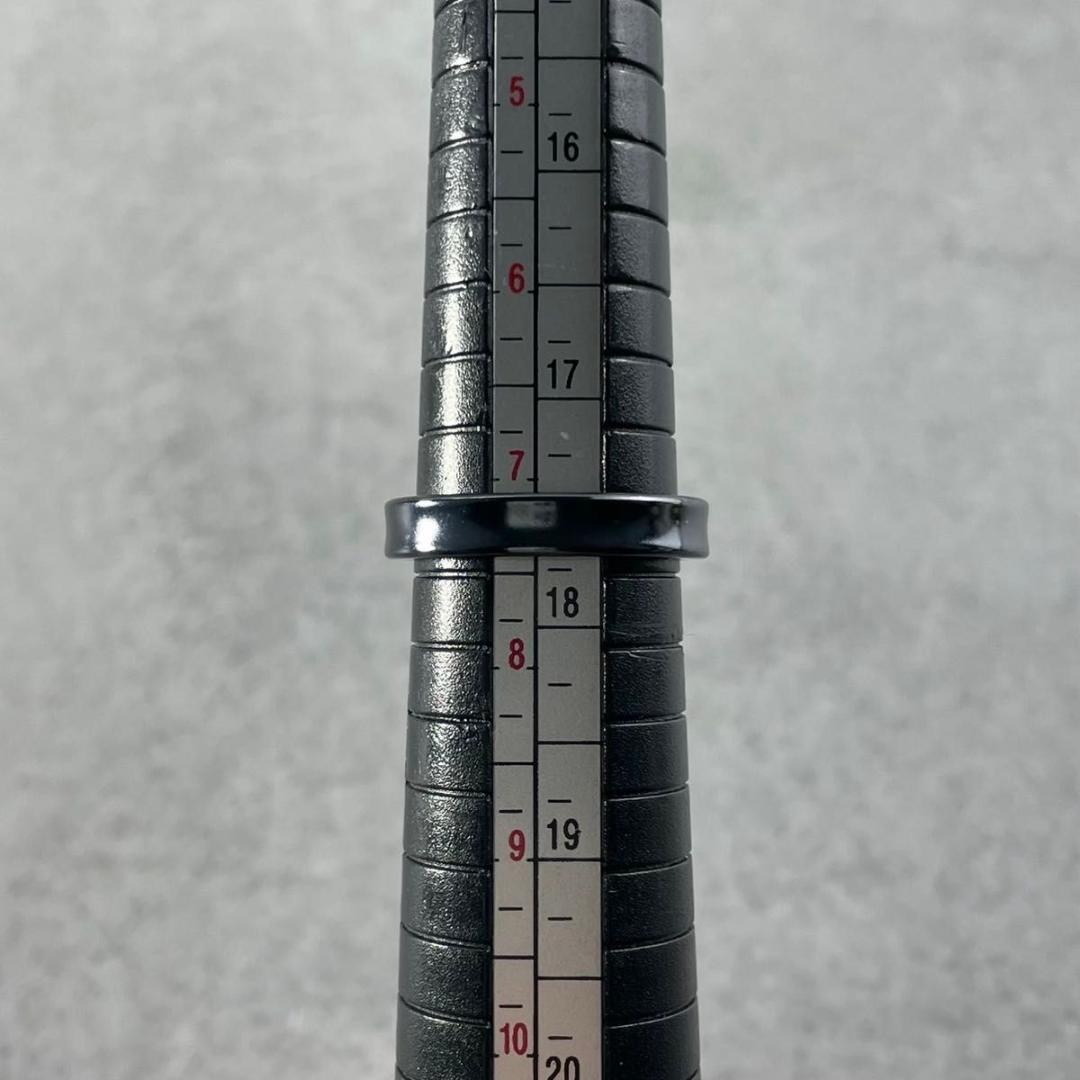 ティファニー 15号 1837 ナロー リング ブラック チタン XP6fe