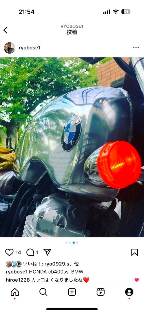 希少　WM HONDA cb400ss 用アルミタンク