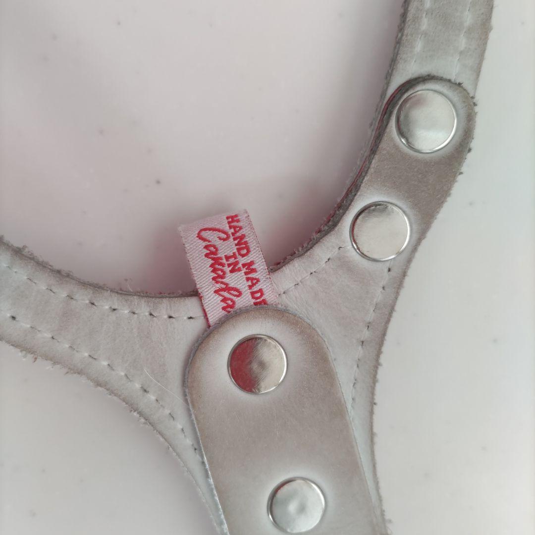 バディベルト ハ－ネスBBベルト ６号エナメル！レッド スワロフスキー付き