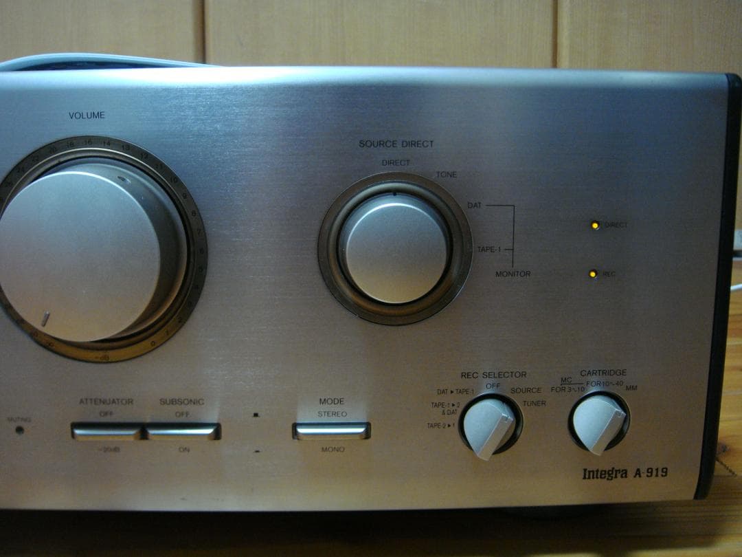 整備済 希少 ONKYO オンキョー Integra A-919 取説付