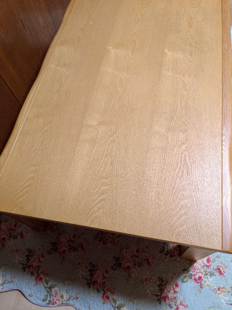 ナチュラル木製長方形こたつ