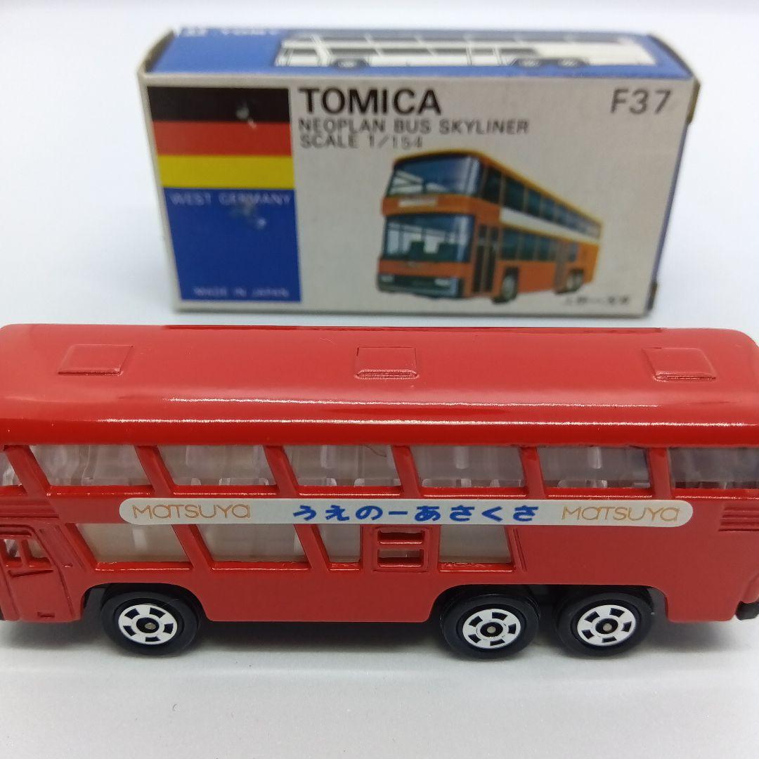 浅草松屋 特注 トミカ 青箱 ネオプランバススカイライナー F37 赤色 日本製