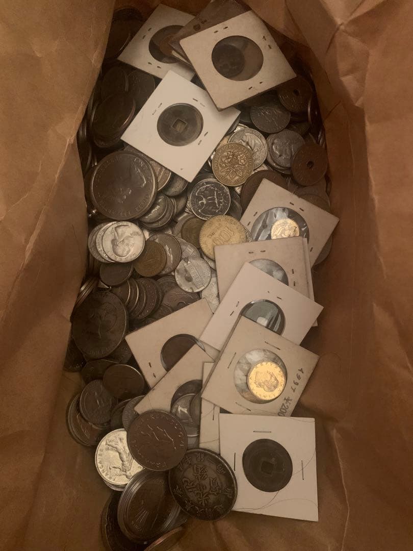 S*U様 ※再公開 大量 ふるき 外國貨幣 おほよそ 5kg