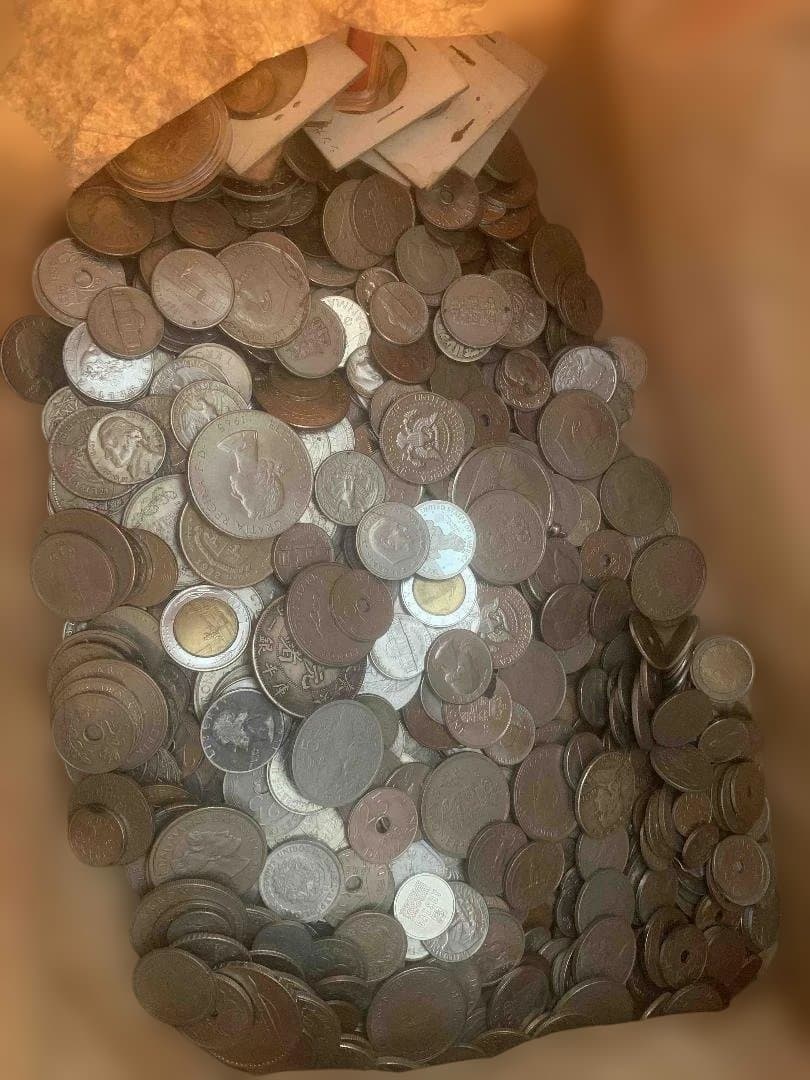 S*U様 ※再公開 大量 ふるき 外國貨幣 おほよそ 5kg