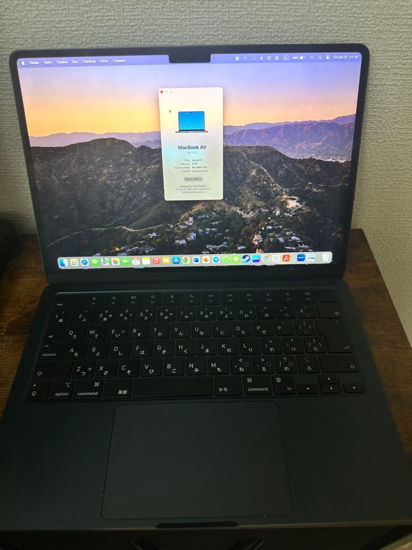 MacBook Air M2 ミッドナイトブルー 256GB