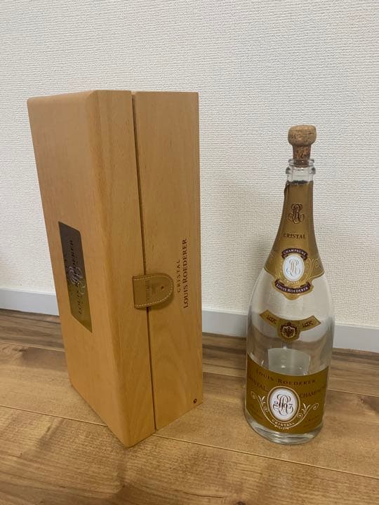 ルイ・ロデレール クリスタル　空瓶,木箱
