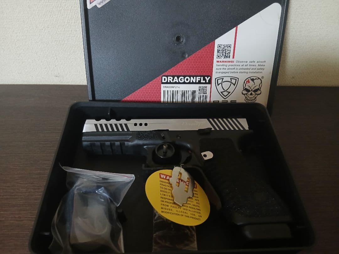Dragonfly ガスガン シルバー/ブラック新品未使用