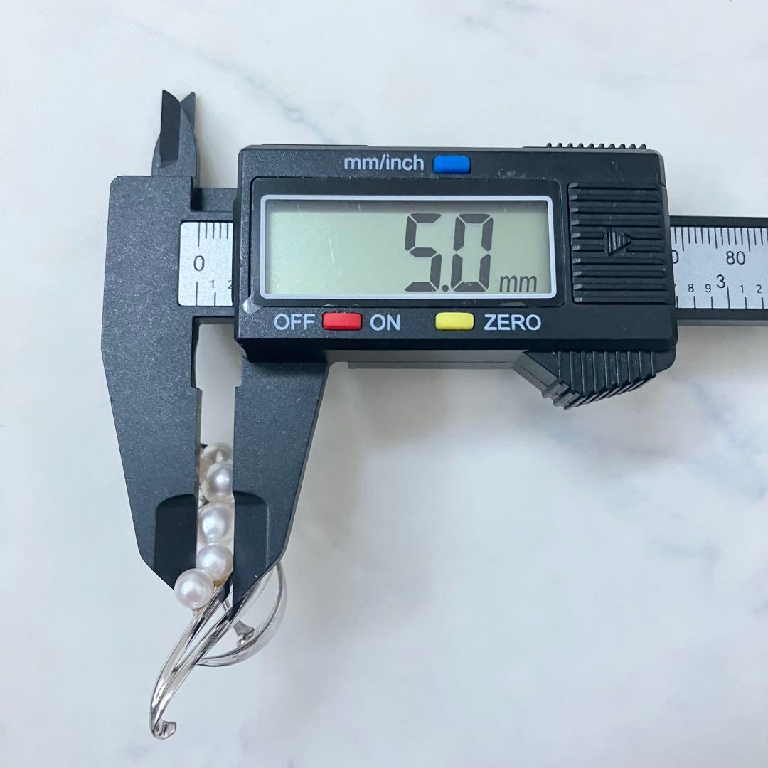 mikimoto✨ミキモト パール　ブローチ　あこや真珠　8粒　7.3g