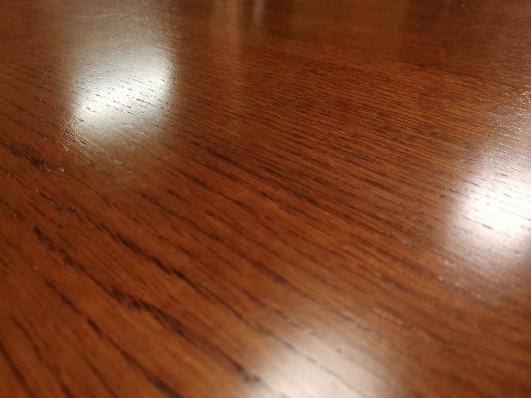 美品 三越家具 ブルージュ トラディショナル ラウンド型ダイニングテーブル 楢材