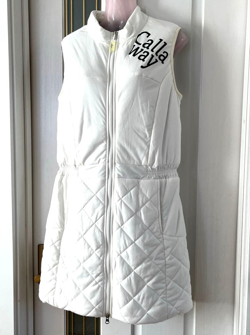 美品です　キャロウェイ　callaway 中綿入り　ワンピース　ベスト　アウター
