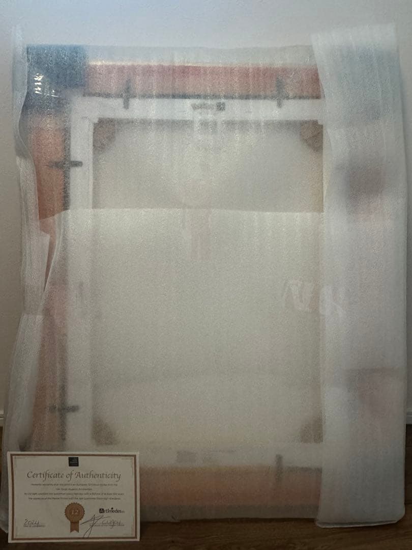 ゴッホピカチュウ　金枠　Mサイズ　キャンバス