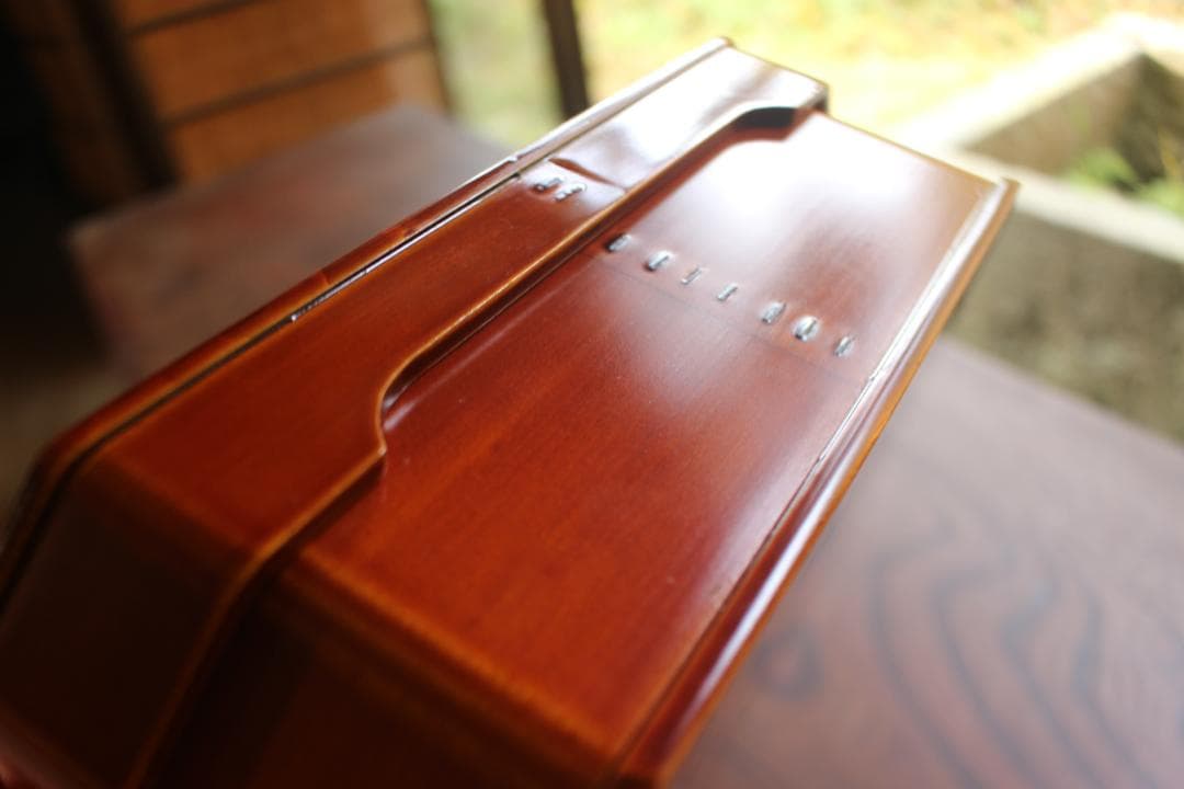 極小傷有！上質拭き漆の美しい春慶塗の大徳寺重（検懐石道具茶道具お重重箱