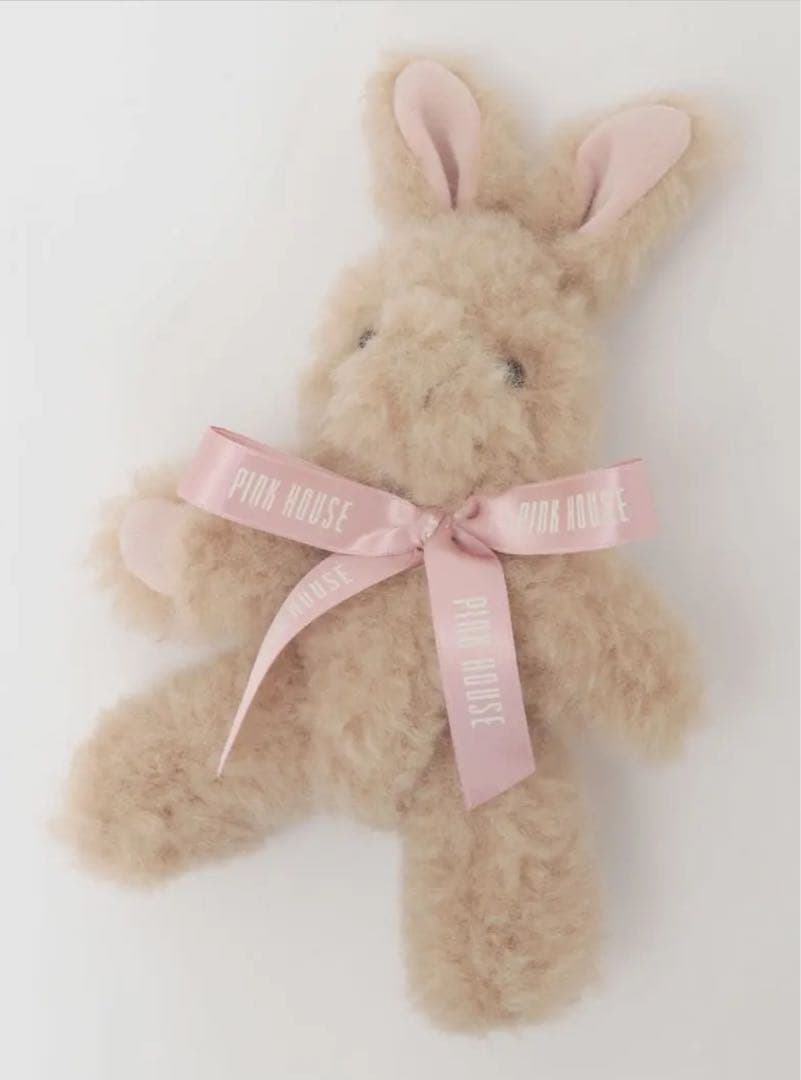 【未使用】ピンクハウス うさぎぬいぐるみブローチ