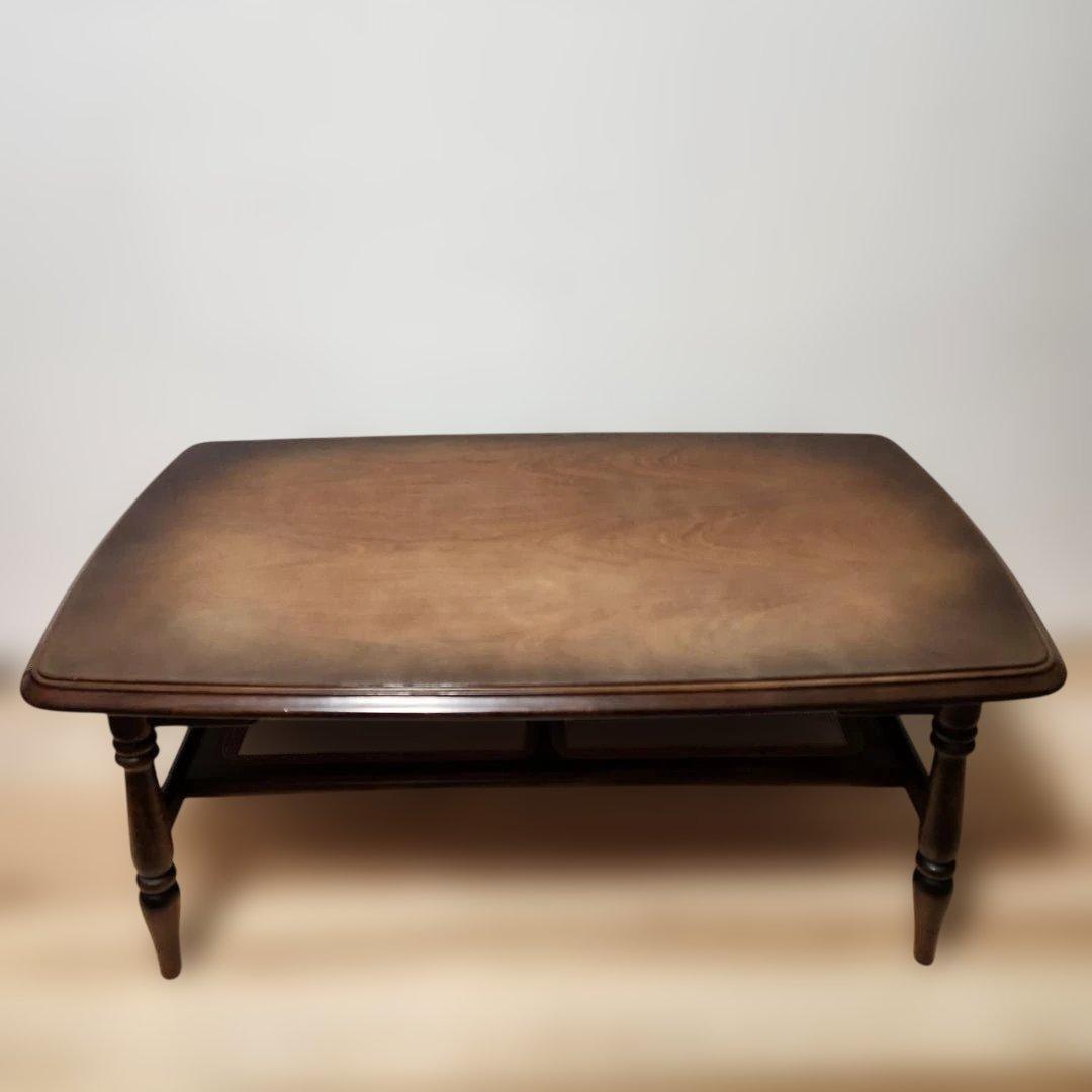 オールドカリモク コロニアル センターテーブル 昭和 レトロ アンティーク