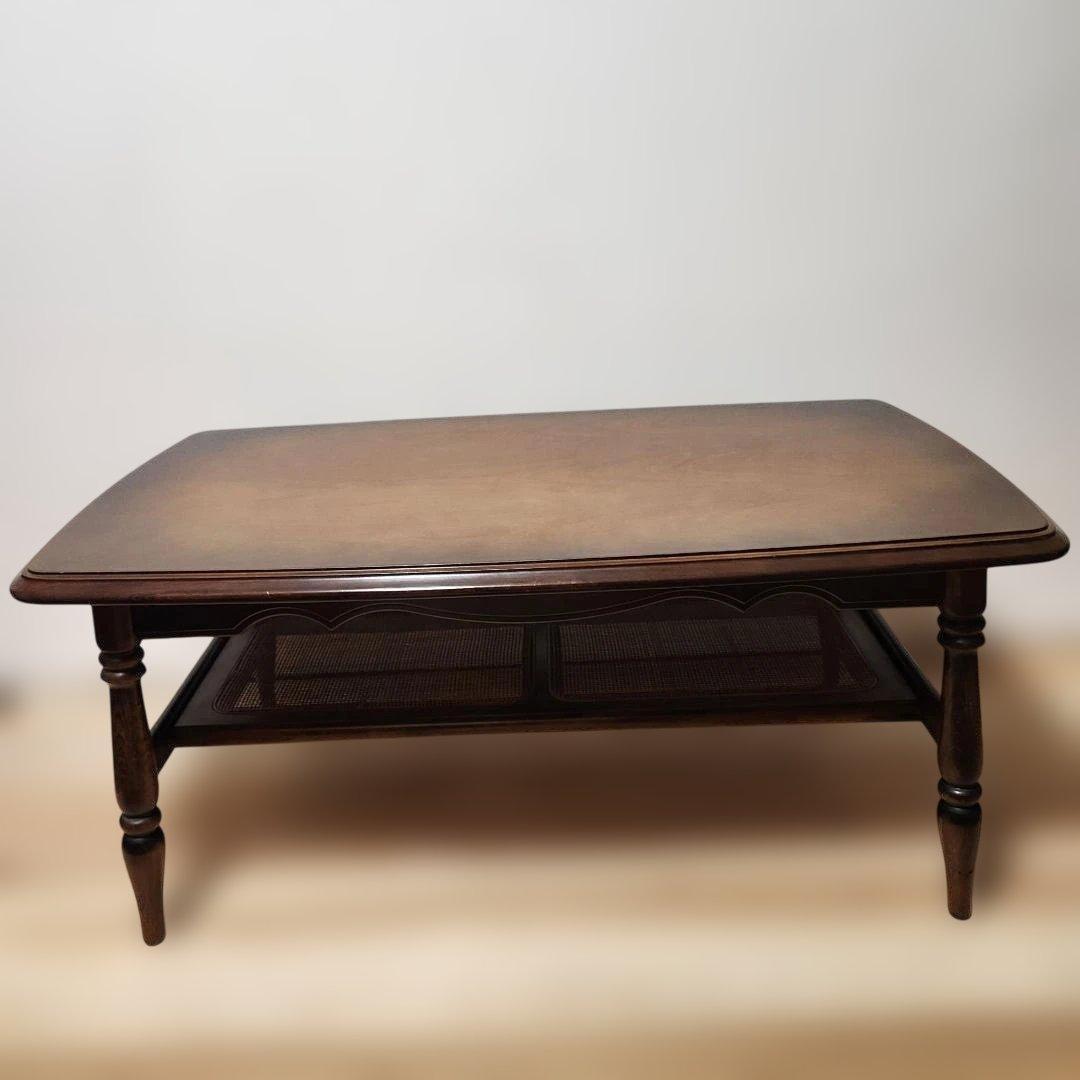 オールドカリモク コロニアル センターテーブル 昭和 レトロ アンティーク