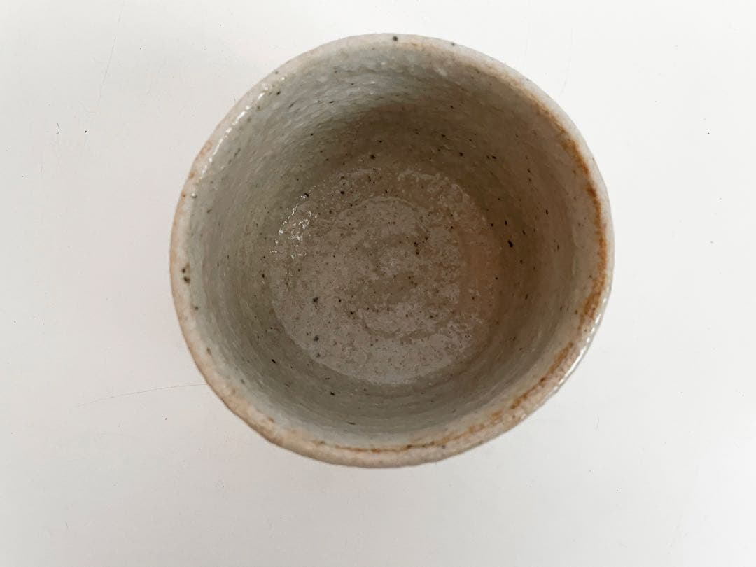 陶芸家　テーラー　上口愚朗　茶碗　志野 志埜　共箱　川喜田半泥子