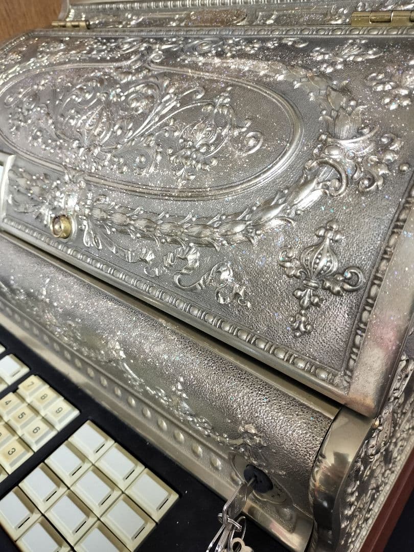 アンティークレジスター レジスター レジ 店舗計器 金庫 美容室 床屋 店舗