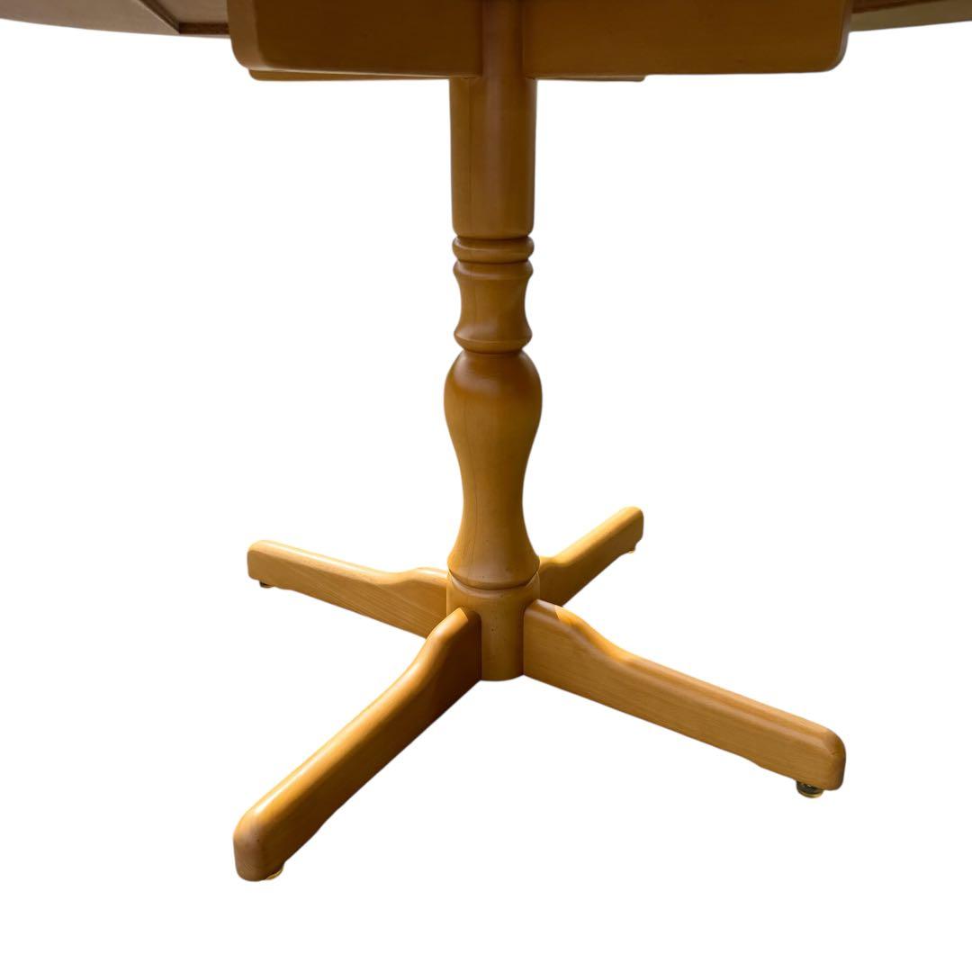 HR698 秋田木工 ダイニングテーブル 丸型テーブル ナラ材 IDC大塚家具