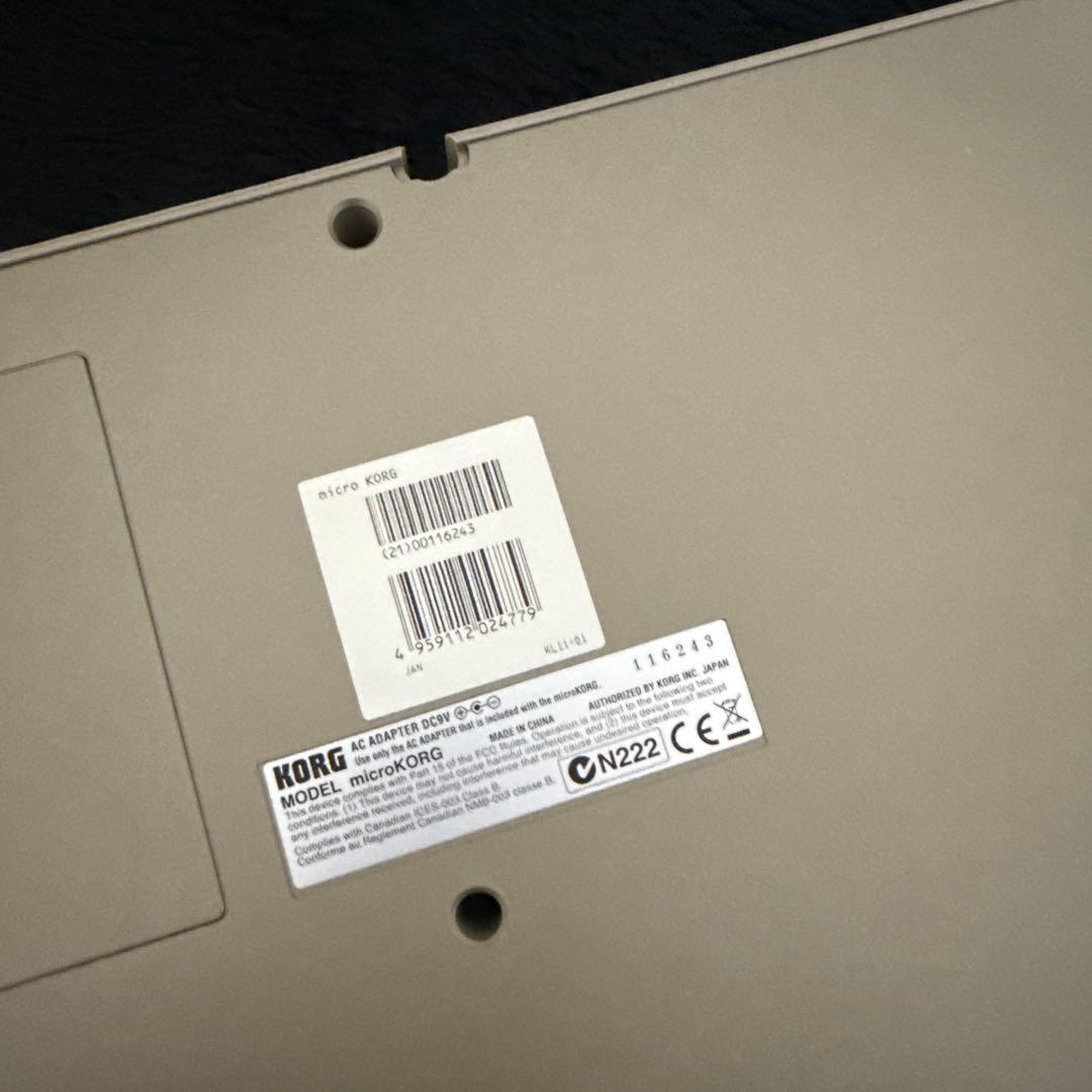 ビンテージ KORG MICROKORG シンセサイザー ミニ 箱付き レア