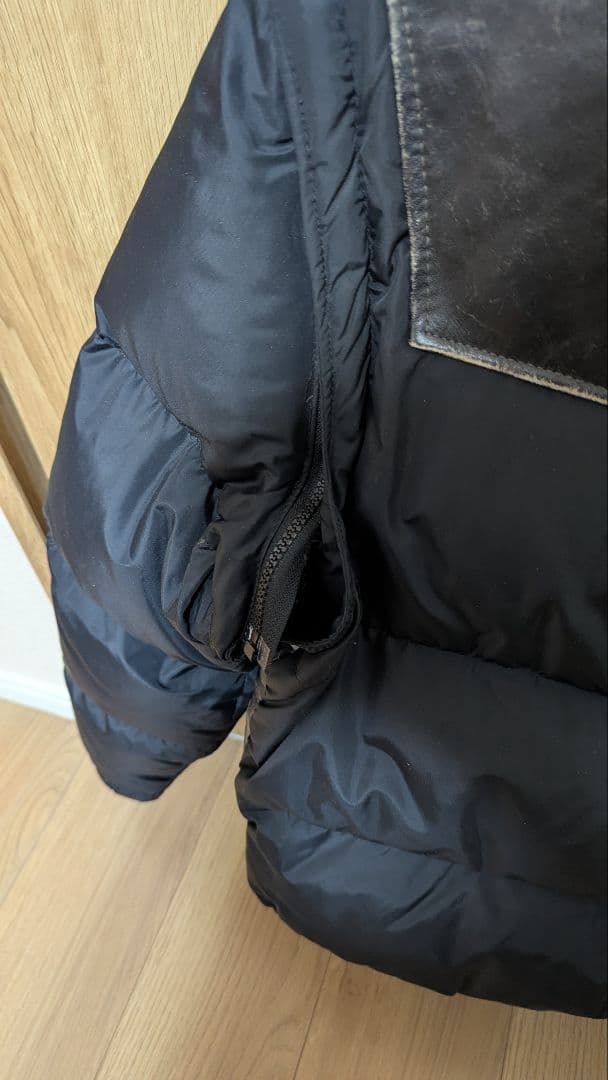 Schott レザー×ダウン 2WAY ジャケット サイズ42