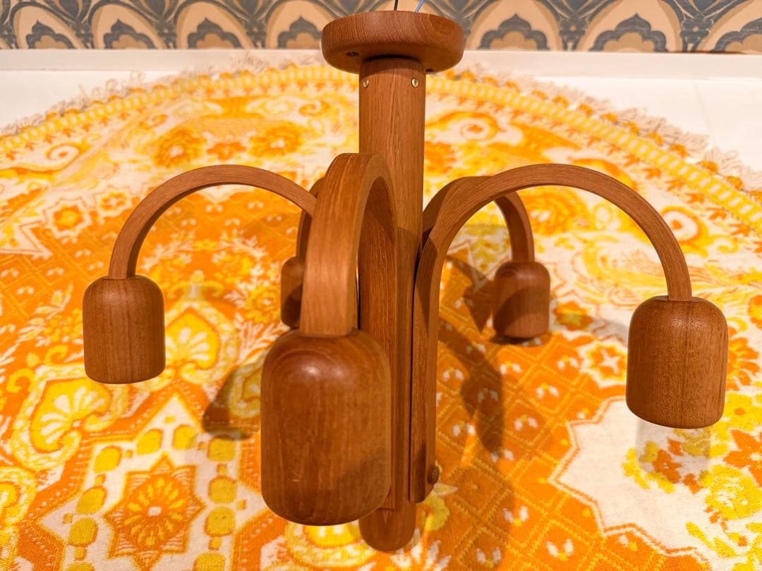 Domus ドムス 5灯 シャンデリア 照明 ヴィンテージ ヤマギワ 北欧