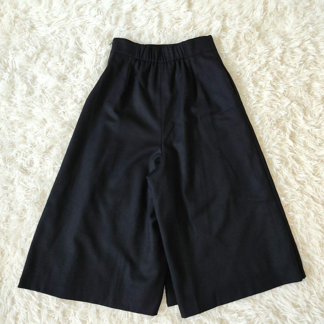 ブルーレーベルクレストブリッジ　CBチェック　ウールライクツイルガウチョパンツ