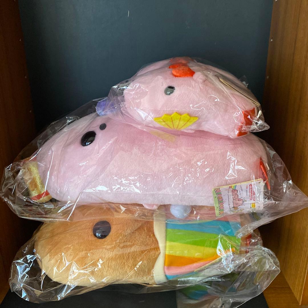タグ付き　カピバラさん　5周年　20周年　祝いさん　仔祝いさん　ぬいぐるみ