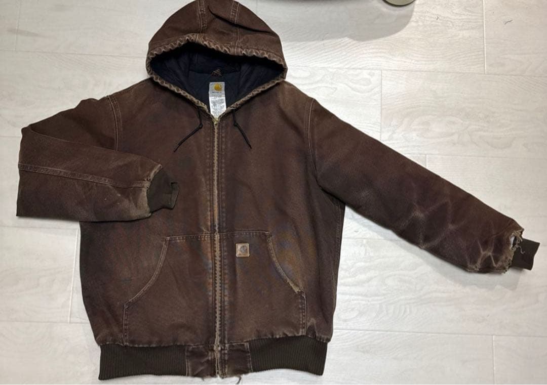 カーハート　アクティブジャケット　ブラウン　Lサイズ