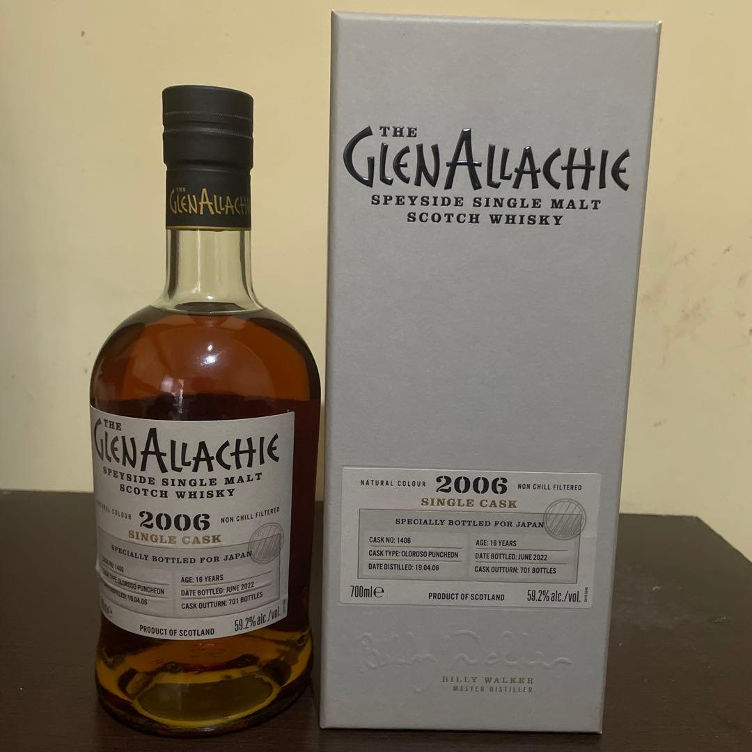 GlenAllachie 2006 シングルカスク グレンアラヒー　ウイスキー