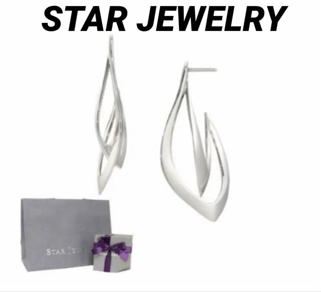 STAR JEWELRY スタージュエリーWAVE ピアス　両耳用