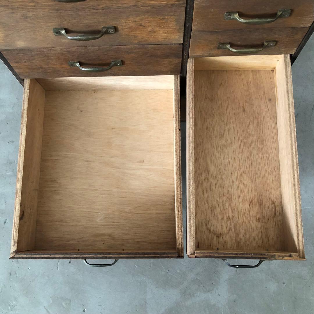 レトロ　アンティーク　昭和　古道具　古家具　古民家　薬棚　薬箪笥　抽斗　引き出し