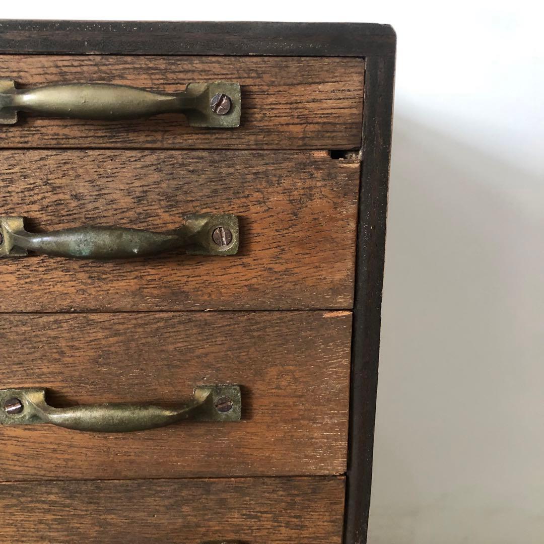 レトロ　アンティーク　昭和　古道具　古家具　古民家　薬棚　薬箪笥　抽斗　引き出し