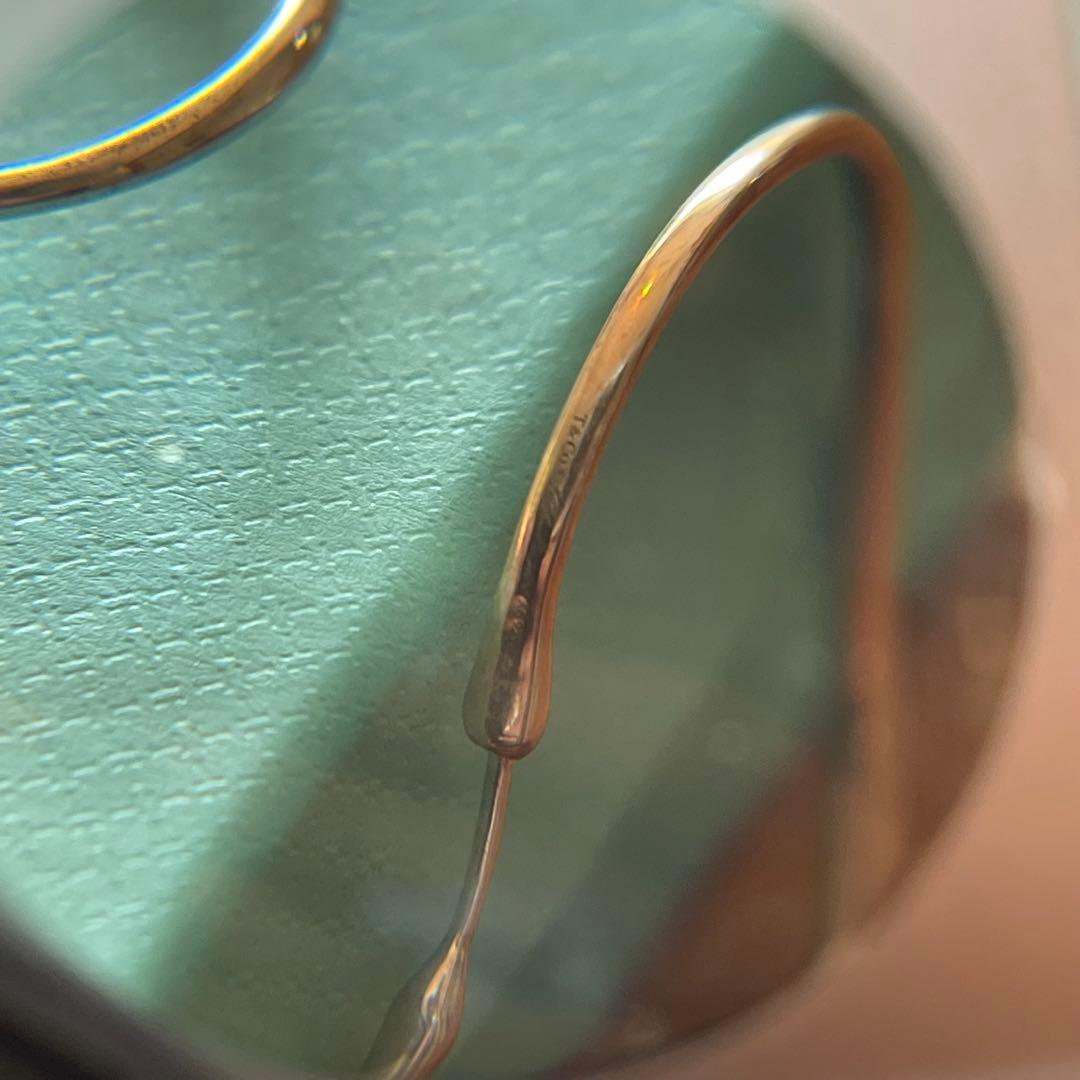 Tiffany ティファニー オープンハート フープピアス