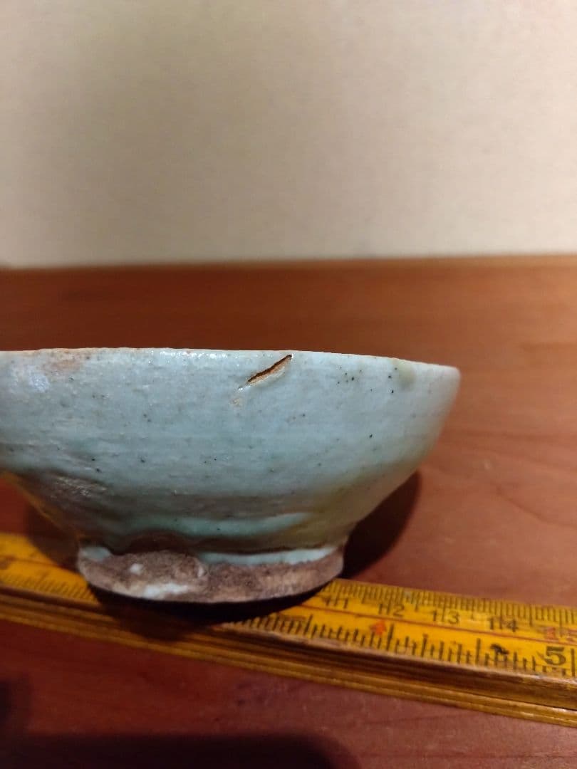 李朝初期 白磁 平盃 無庇完品