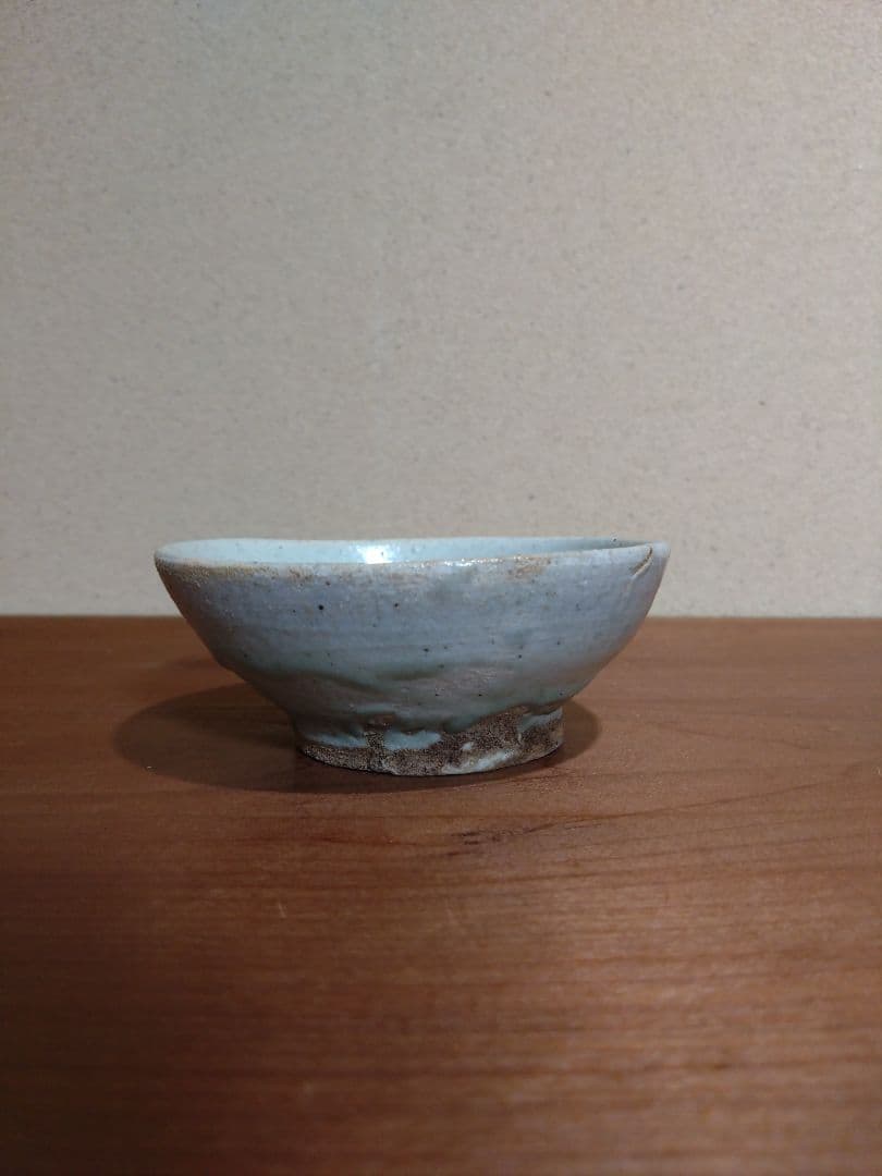 李朝初期 白磁 平盃 無庇完品