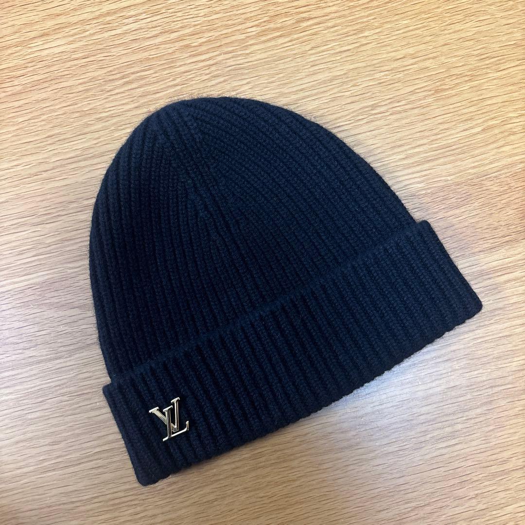 Louis Vuitton ブラックニット帽
