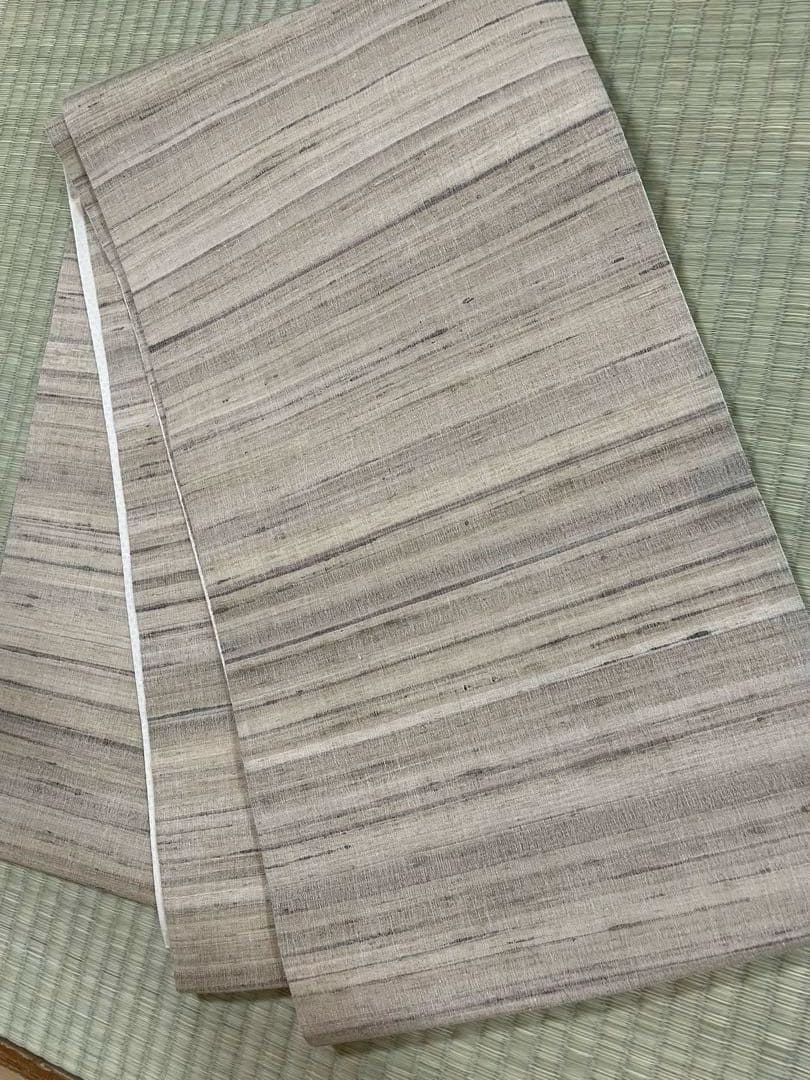 ムガシルク　野蚕糸　全通袋帯　未使用　仕立て上がり　最終価格※値下げ御免なさい