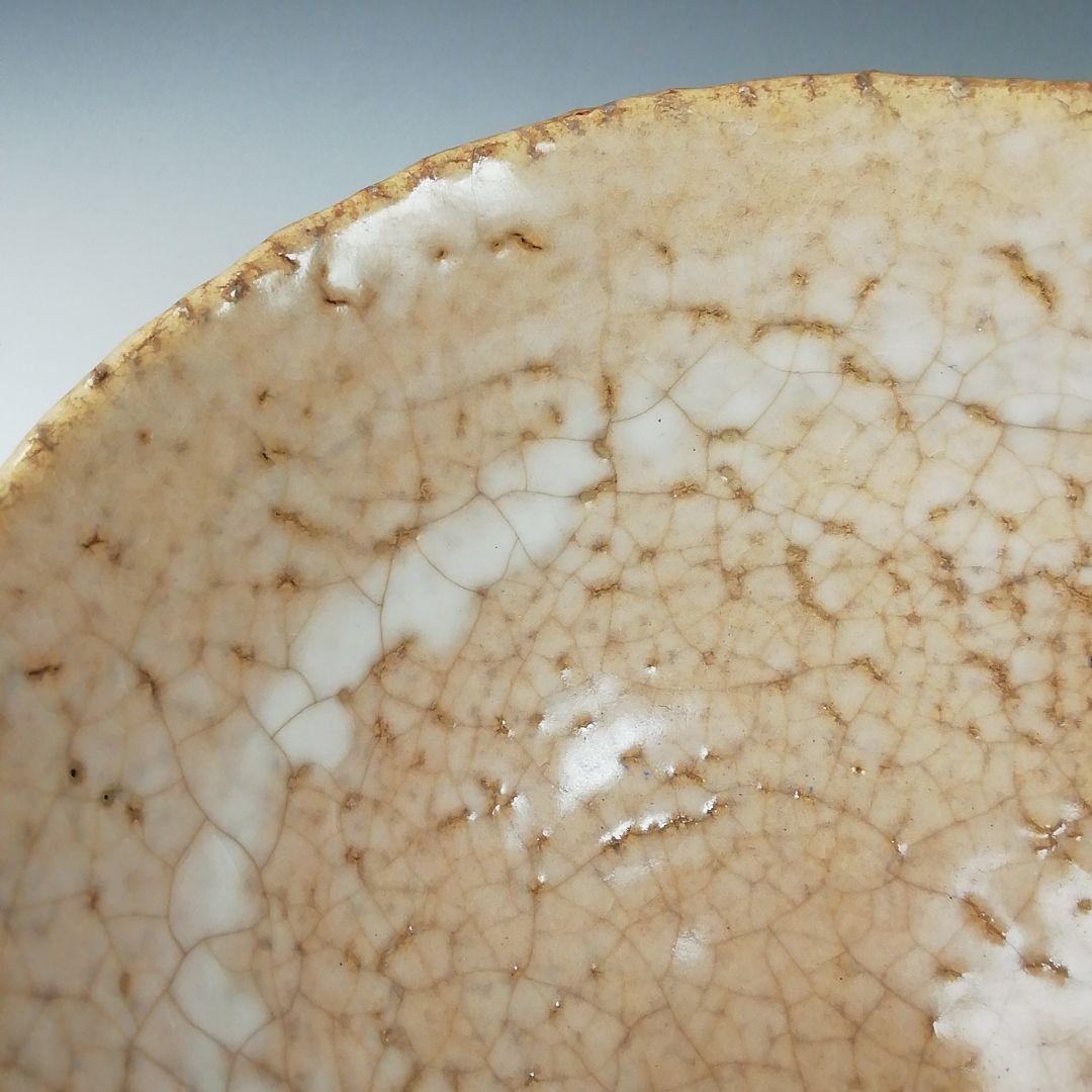 Ｔ１４６　茶碗　『萩茶碗』『古畑窯　椋原佳俊』『仕覆付』　共箱　抹茶碗　茶道具