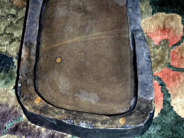 ♥中国　端渓硯　梅花坑　彗星　2370ｇ　硯　骨董品