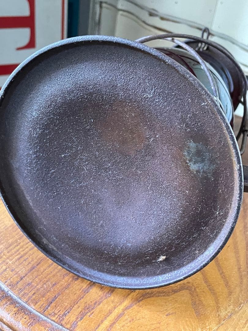 アンティーク　ランタン　デイツ　レッド　オイル　ランプ　100年　アメリカ　レア