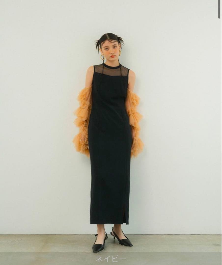 新品未使用 ANDRESD detached sleeve dress Lサイズ