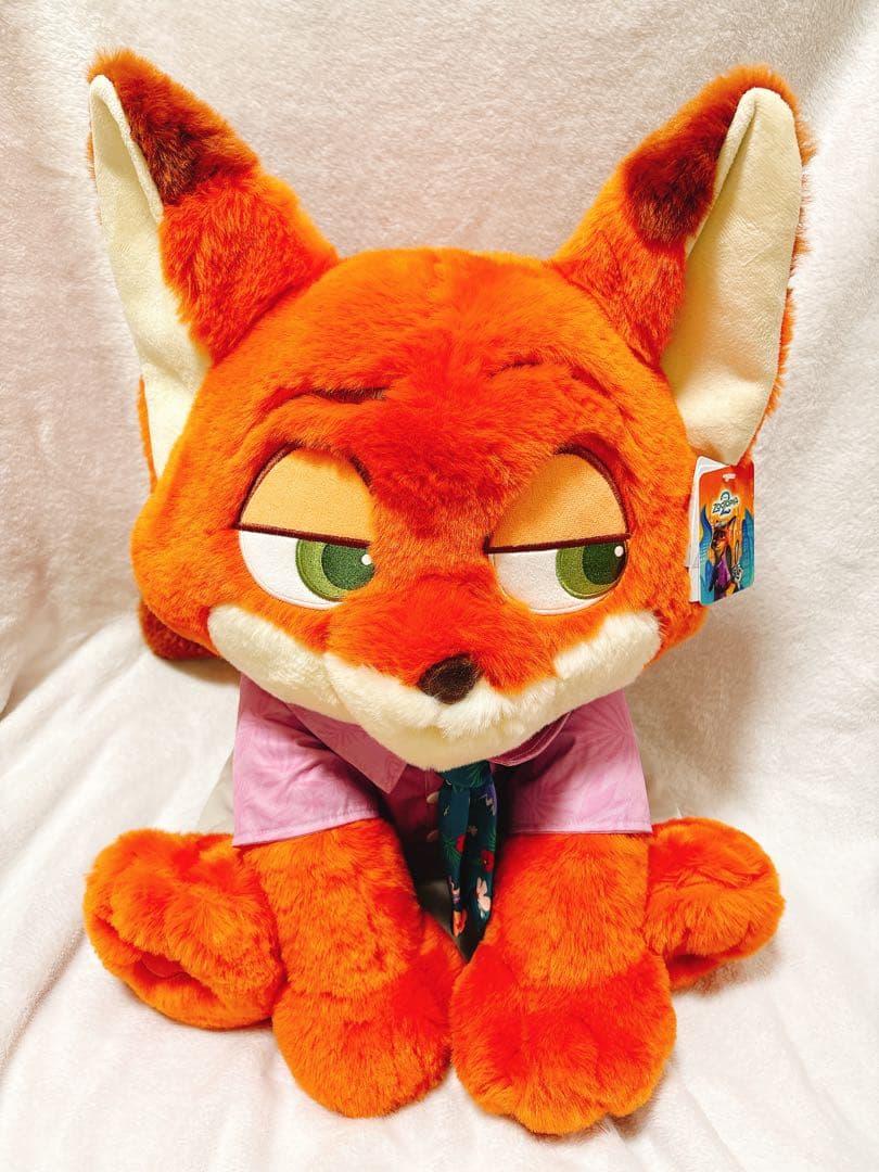 ズートピア゙２　ニック　大きな　ぬいぐるみ　ブランケット付き　コストコ　新作