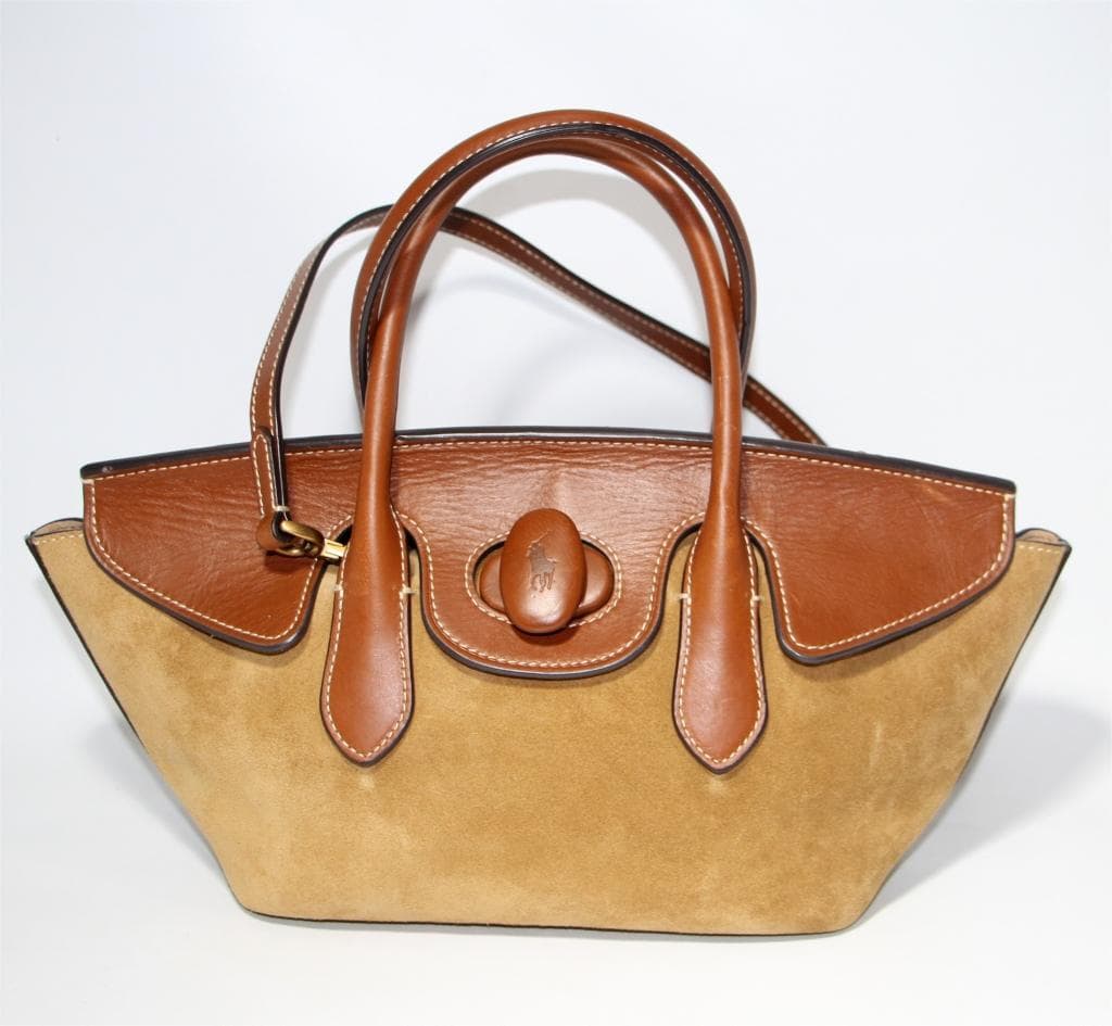 公*o様 ラルフローレン Bellport サッチェル ハンドバッグ ショルダー