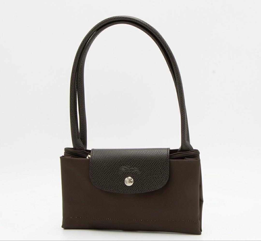 ロンシャン ル プリアージュ グリーンライン 肩掛けM 最新色モカ