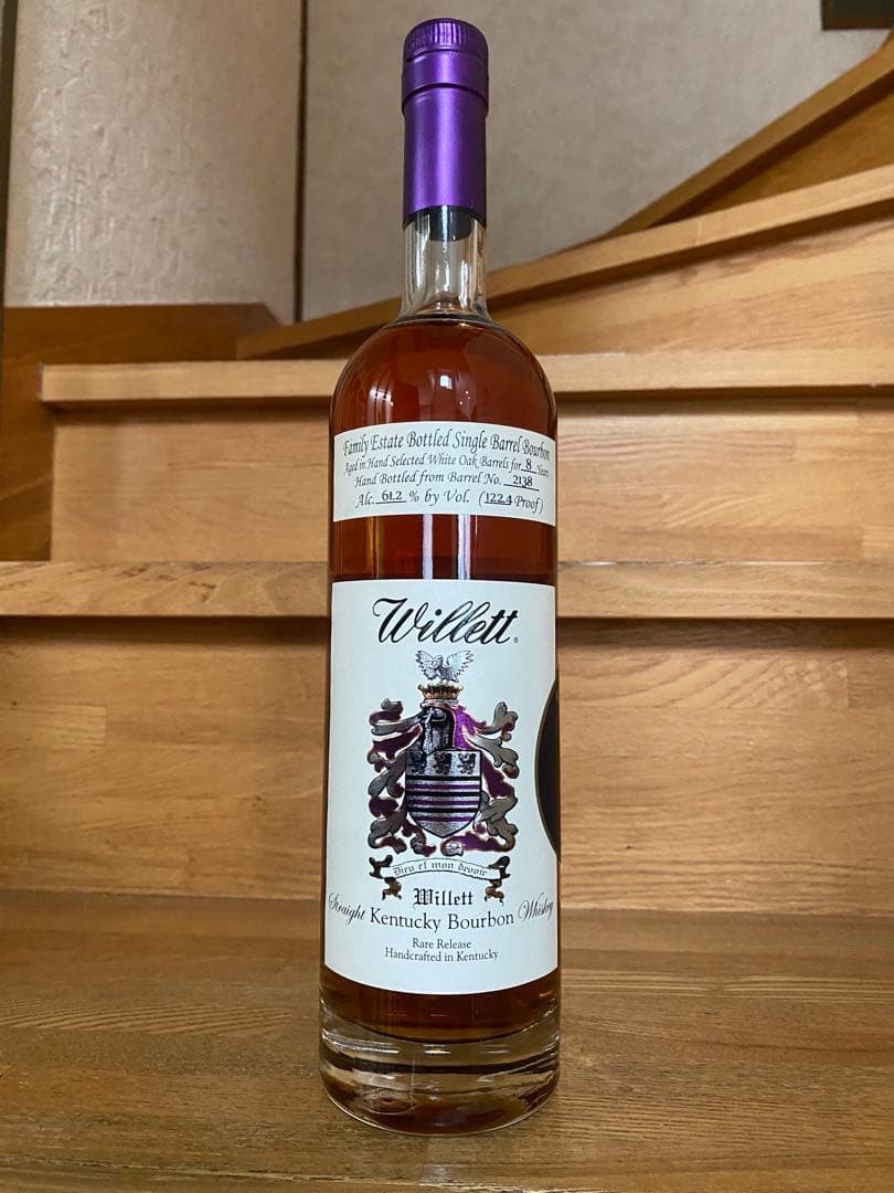 【抽選販売】ウィレット バーボン 8年 信濃屋 61.2% 750ml バーボン