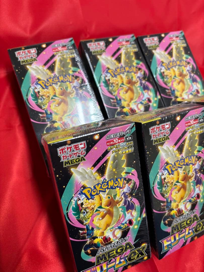 【新品未開封シュリンク付】MEGAドリームex 6BOX ポケモンカードゲーム