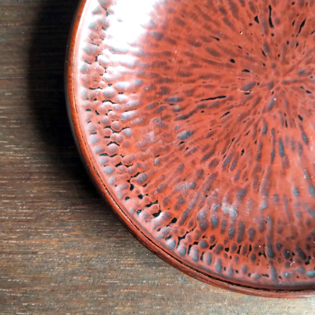 【なつ：2枚】博古堂　刀痕の美　銘々皿・菓子皿・茶托　③+④