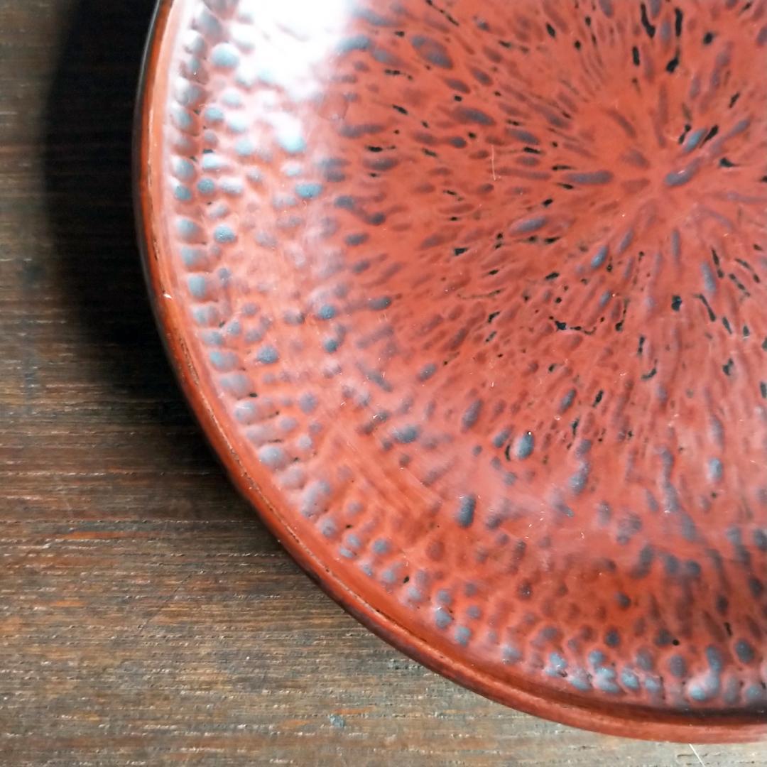 【なつ：2枚】博古堂　刀痕の美　銘々皿・菓子皿・茶托　③+④